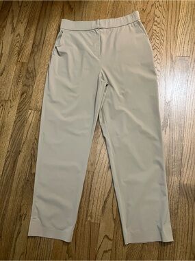 MaxMara Leisure Camel Stretch Jersey Ankle L Pant Travel Golf Style